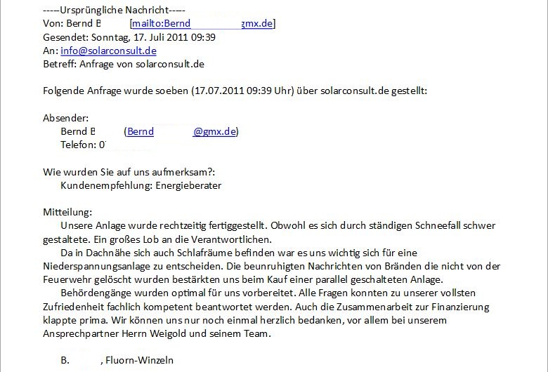 Photovoltaik Fluorn Winzeln